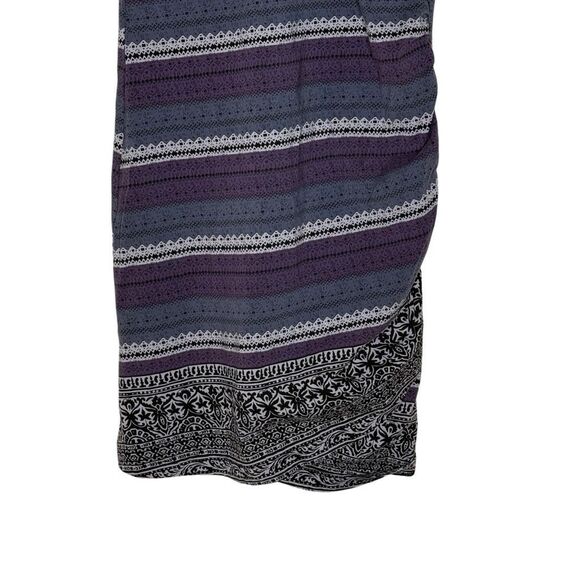 Free People Intimately Purple 3/4 Sleeve Mini Bodycon Dress Size M Scoop Back - Picture 8 of 11